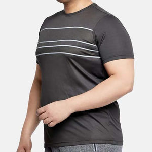 T-shirt décontracté en coton à manches courtes et col rond pour hommes, haut léger idéal pour une tenue quotidienne d'été et une utilisation confortable - Product Image 4