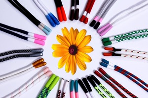 Cordon tressé sur mesure avec extrémité en silicone, imperméable et résistant aux hautes températures pour vêtements, chaussures, sacs, tentes - Product Image 3