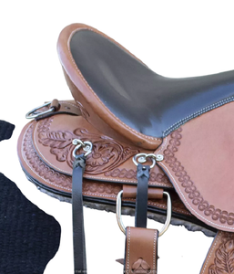 Qualité supérieure 100% fait à la main Style anglais Western selle bois arbre cuir Durable personnalisable équitation Sports équestres - Product Image 5