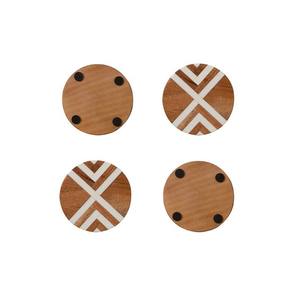 Top Quality Customize Coaster Marine Acacia <b>Wood</b> Coasters Customizable High Quality for Home and Office Use - Product Image 4