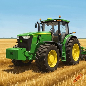 รถแทรกเตอร์ตีนตะขาบ John & รุ่นใหม่และมือสอง 140 แรงม้า รุ่นงานหนัก 6E1504-PL พร้อมปั๊มและชิ้นส่วนตลับลูกปืน - Product Image 1