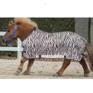 Miniatur kuda Zebra cetak lembar terbang bernapas harga grosir terbaik lembaran terbang untuk kuda
