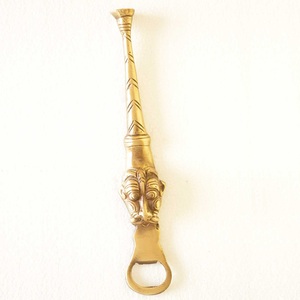 Ouvre-bouteille mural en laiton Ouvre-bouteille en or Ouvre-bouteille de bière en laiton fait à la main Bar Cadeau Bar Boîte pour la maison Set de vin Boîte - Product Image 3