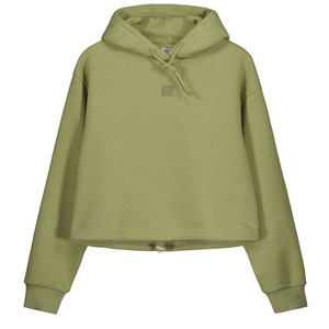 Outdoor Winter Women's Crop Top Hoodies Fleece Half Sleeve Breathable Custom Patches High Quality - Product Image 2