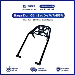 แร็คท้ายรถมอเตอร์ไซค์แบบเดี่ยว M-Biker สำหรับ Yamaha WR155R พร้อมตะแกรงและขายึด - Product Image 1