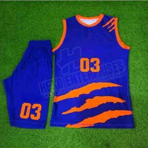 Diseño de tendencia, uniforme de baloncesto hecho a medida para hombres, conjuntos de Jersey de baloncesto de poliéster de entrenamiento de baja calidad - Product Image 1