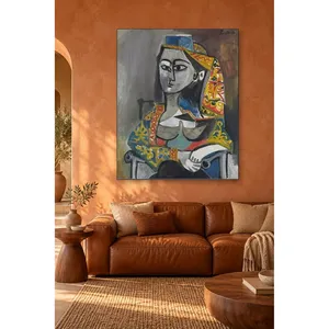 Fida Picasso en costume turc, portrait imprimé sur toile - Product Image 3