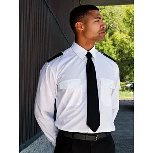 Polo de pilote à manches longues pour homme, vêtements promotionnels pour entreprises - Product Image 3