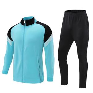 Ensemble de vêtements de sport pour hommes avec logo de marque personnalisé, veste de fitness décontractée, pantalon, survêtement deux pièces - Product Image 3