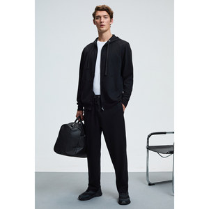 Sweat-shirt à capuche pour homme GRIMELANGE GAGE avec détail en métal effet œil-de-perdrix, fermeture éclair et poche à cordon - Product Image 5