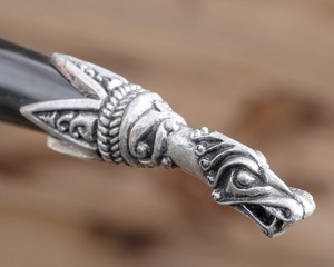 Recipiente para beber cuerno de buey ecológico, copa de cuerno medieval sostenible y apta para lavavajillas - Product Image 4