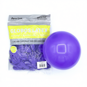Palloncini in lattice Party Love viola da 12 cm, confezione da 100 pezzi per decorazioni - Product Image 2