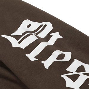 OEM Full Face Zip Hoodie for Custom Puff Printing 100% algodón otoño al por mayor bajo mínimo de gran tamaño 3D Logo - Product Image 5