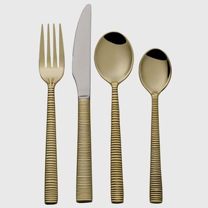 Portugal elegante Plata Mate tenedor cuchara cubiertos moderno completo nuevo diseño mango cuchillos y cuchara tenedor juego de cubiertos - Product Image 5