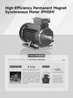 Moteur synchrone à aimant permanent personnalisé de 0,75 kW à 30 kW, adaptable à un large spectre d'environnements, PMSM pour conditions de travail spéciales dans l'industrie