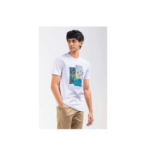 Camiseta con estampado personalizado para hombre, camisa 100% de algodón con estampado personalizado en color blanco, venta al por mayor, 3 uds. - Product Image 4