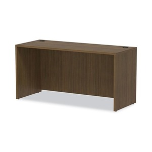 Alera Valencia Series ALEVA256024WA Credenza Shell Modern Walnut 59.13 pulgadas. X 23.63 Pulgadas X 29.5 Pulgadas Instalación Tipo Soporte - Product Image 3