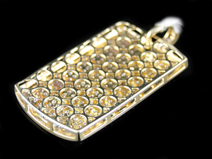 เครื่องประดับฮิปฮอปน้ำแข็งสีเงิน S925พร้อมจี้เพชรโมอิสซานไนท์เครื่องประดับแฟชั่นสำหรับผู้ชาย - Product Image 5