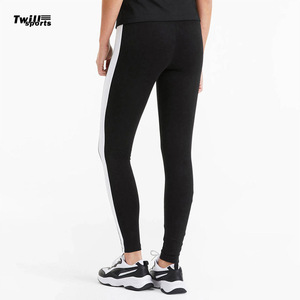TWILL SPORTS Wholesale Breathable Summer Comfortable Soft Cotton/Bamboo High Waist <b>Tummy</b> <b>Control</b> Seamless Yoga Leggings Women - Product Image 3
