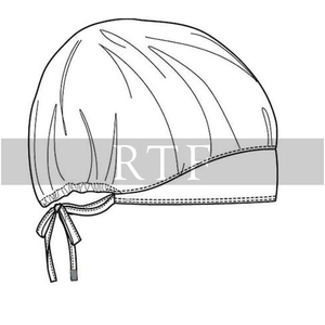 หมวกแพทย์ทำงานพร้อมปุ่มแพทย์และพยาบาลหมวกผ่าตัดทางการแพทย์ - Product Image 6