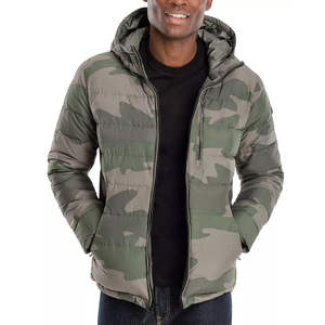 Venta al por mayor ropa personalizada hombres verano Parka Casual a prueba de viento burbuja chaqueta fabricación 2025 hombres ropa chaqueta - Product Image 1