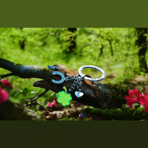 Portachiavi e Moschettoni Promozionali Personalizzati Glcksbringer Klee, Gadget Personalizzabili per Moschettoni - Product Image 3