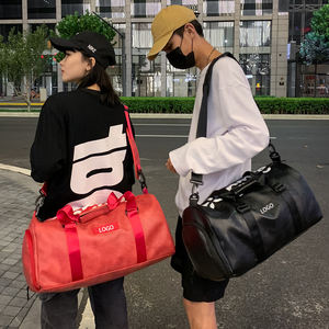 Custom Stylish Large Capacity <b>Carry</b> <b>on</b> PU Leather Tote Overnight Duffel Bag for Travel - Product Image 6