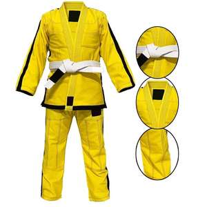 Uniforme BJJ Gi confortable de haute qualité avec ceinture d'entraînement d'arts martiaux haute Performance 100% coton léger Durable - Product Image 2
