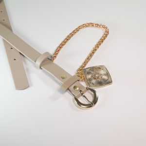 King's <b>Chain</b> Women's Metal <b>Belt</b> <b>with</b> Medallion Detail - Product Image 3