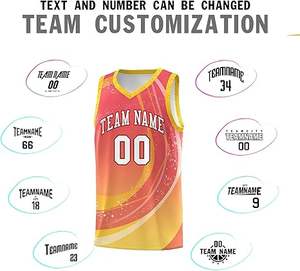 ชุดบาสเก็ตบอลโพลีเอสเตอร์100% เครื่องแบบกีฬาบาสเก็ตบอลดีไซน์ใหม่ตามสั่ง - Product Image 3