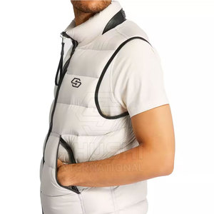 Chaleco acolchado informal transpirable de secado rápido para hombres personalizado 2025 invierno al aire libre adultos uso precio bajo - Product Image 4