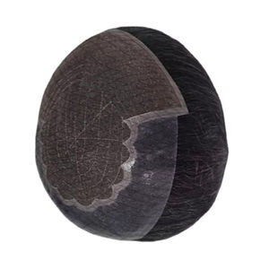 วิกผมแท้ Q6 ยี่ห้อ Yaki สำหรับผู้ชาย แบบทูพี ผมเวอร์จินเรมี่ แบบเส้นเดียว  ทรงบังลาดาช  แบบธรรมชาติ  แบบลอน  พร้อมหมวกคลุมผม  ต่อผมเรมี่ - Product Image 1