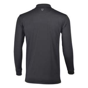 Veste de golf Handee à manches longues rayée noir et blanc avec poignets roses - Product Image 2