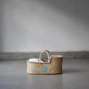 En tendencia bebé elegante natural recién nacido mimbre algas marinas cesta para cambiar con almohadilla de pañal de espuma y sábana - Product Image 5