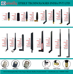 ETEILY Mejor 315MHz 2.5dBi Goma Pato Antena Perfil bajo con SMA (M) RA Conector para comunicación Hecho EN LA India - Product Image 2
