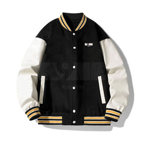 Chaqueta Letterman de gran calidad de diseño único para hombre, chaqueta de color contrastante de nuevo estilo para hombre - Product Image 1