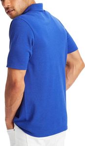 Camiseta OEM de 100% algodón respetuosa con el medio ambiente para hombre, camiseta de polo de secado rápido, estampada, transpirable, informal, con cuello, manga corta, verano, personalizada, Plus - Product Image 2