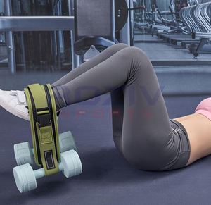 Ceinture de poussée de hanche en néoprène antidérapante avec rembourrage résistant et poids réglables pour haltères, idéale pour la gym, les sports d'été et les activités de plein air. - Product Image 6