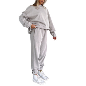 TN Factory Personalizar Barato y de alta calidad Mujeres Negro Sudadera y Jogger Pantalones Conjuntos de chándal - Product Image 2