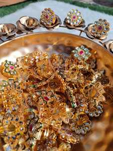 แหวนหิน kundan สำหรับงานแต่งงานของขวัญเพื่อนเจ้าสาวของขวัญสำหรับเพื่อนเจ้าสาวของขวัญคืนของขวัญของขวัญของขวัญ dholki ของขวัญผู้หญิงกำไลข้อมือบาร์ - Product Image 5