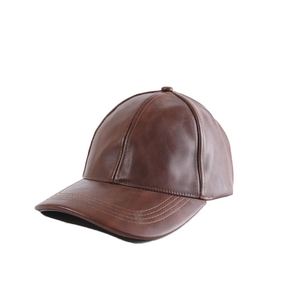 Casquette en cuir pour homme faite à la main, cuir souple vintage, casquette classique, élégante, durable, couvre-chef en cuir pour la mode décontractée en plein air - Product Image 2