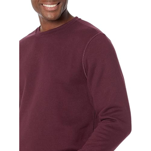 Sudadera de Jersey de color liso para hombre, con mangas largas y opciones de impresión personalizadas para comercio global, fabricada en Bangladesh - Product Image 4