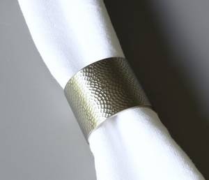 Metal Geometric <b>Circles</b> Dashes Napkin <b>Ring</b> For Wedding Home Restaurant Hotel Table Decor in Bulk Price - Product Image 3