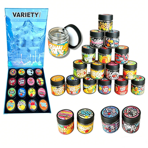 Custom Die Cut <b>Stickers</b> for Jars Mylar Jars Exotic Jars Waterproof 3.5 Mylar Jars with <b>logo</b> - Product Image 1