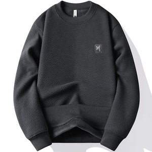 2024 Último diseño al por mayor personalizado impreso hombres sudaderas/cuello redondo ropa casual sudaderas con bajo MOQ - Product Image 2