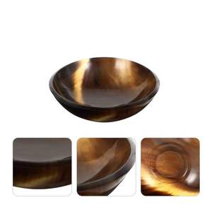 MATÉRIAU YPURE Bol à salade en corne de buffle naturelle de qualité supérieure pour la décoration de la cuisine et de la maison. - Product Image 2