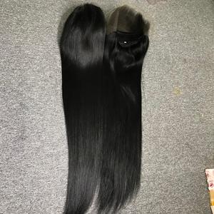 Pelucas alineadas con cutícula de encaje Hd de densidad 250, vendedores de extensiones de cabello humano, peluca Frontal recta de hueso al por mayor para mujeres negras - Product Image 4