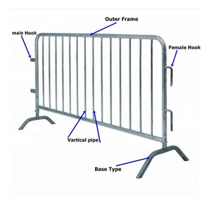 Barrière de contrôle des foules/barrière métallique/barrière de circulation - Product Image 3