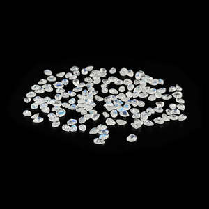 Péreses de pierre de lune verte blanche naturelle calibrées 6x4mm et 7x5mm, pierres précieuses en vrac de qualité supérieure, certifiées IGI, traitées thermiquement, pierres de beauté - Product Image 1