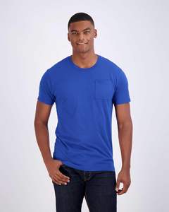 T-shirt moderne pour homme, col rond, manches courtes, tricot léger, drapé flexible, texture lisse, circulation d'air, confort, prêt pour le mouvement quotidien, maintien doux - Product Image 2